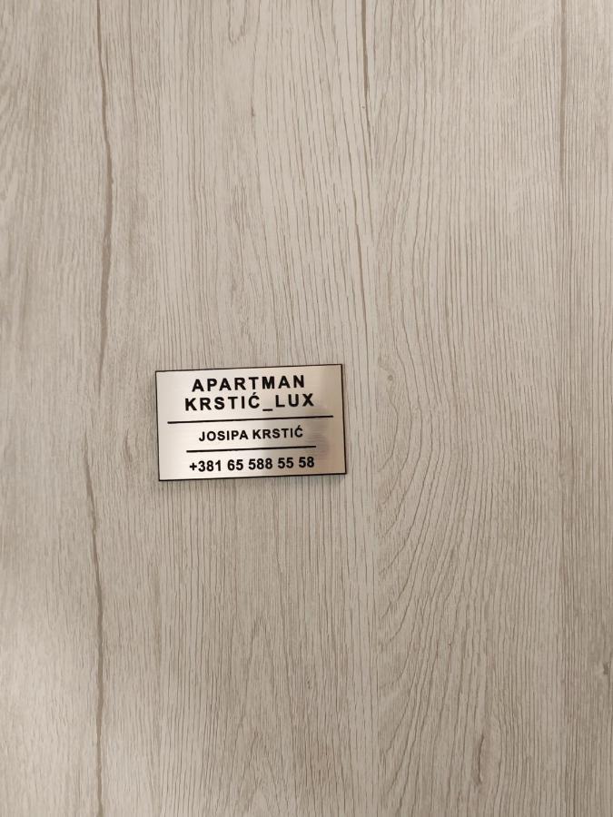 Krstic_Lux Apartman Subotica Eksteriør billede